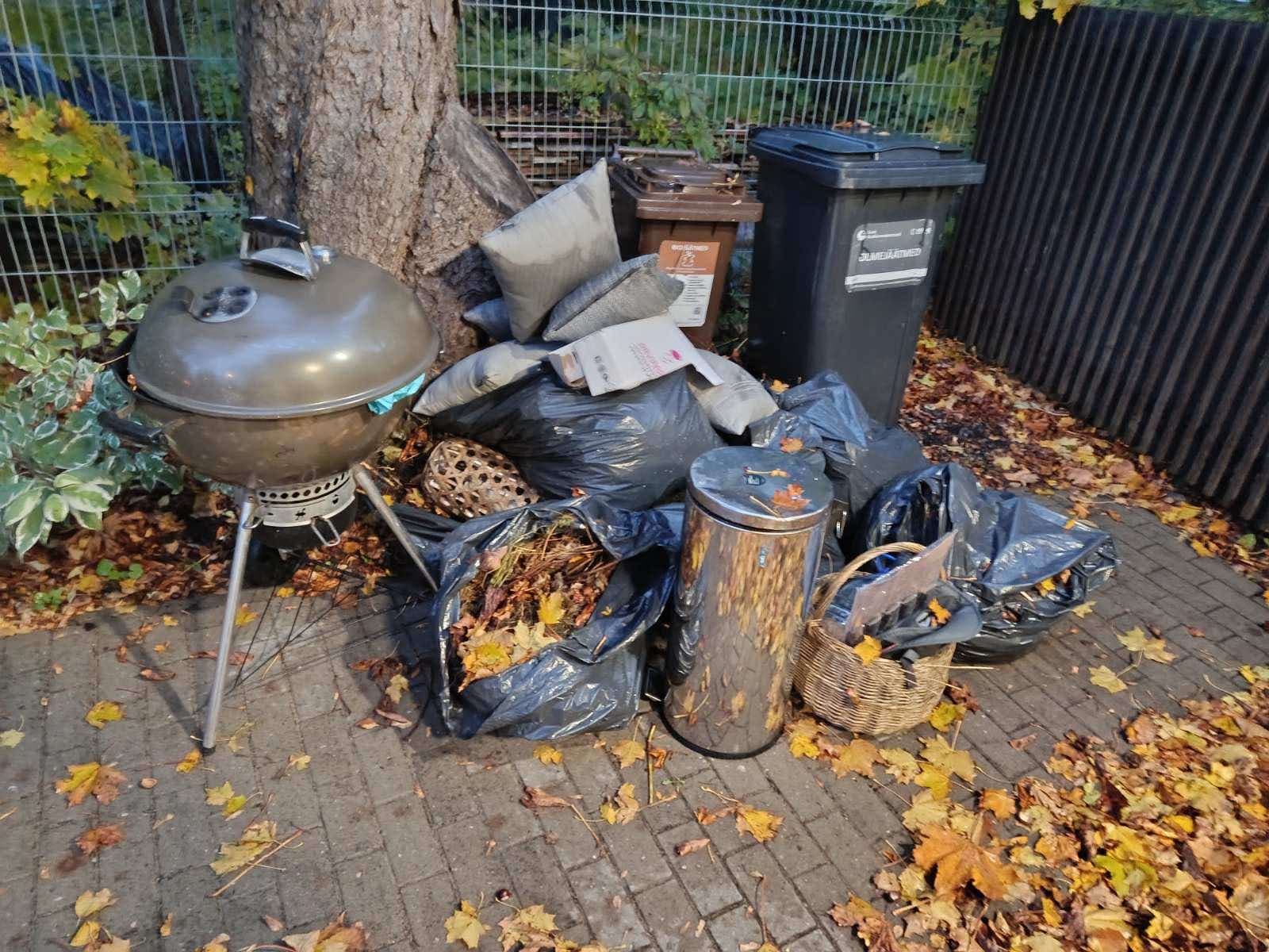 Aiajäätmete äravedu — oksad, lehed ja aiapraht